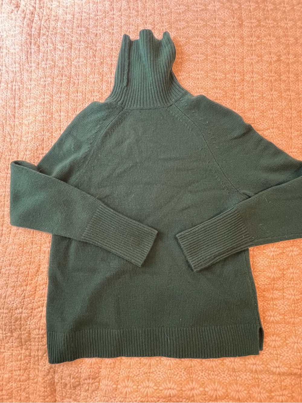 J. Jill Dark Green Turtleneck Sweater